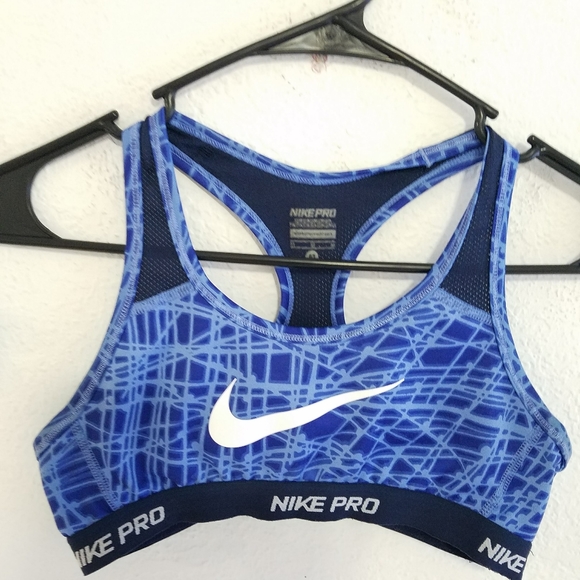 Nike Other - Nike Pro Sport Bra Royal Blue-Black Sz M